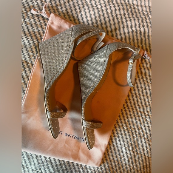 Stuart Weitzman Nudiscurve 85 Sandals 10.5/41 NWOT - Picture 3 of 8